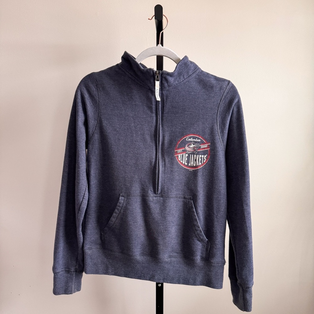Columbus Blue Jackets Hockey Women's CBJ NHL Sweatshirt Top Medium